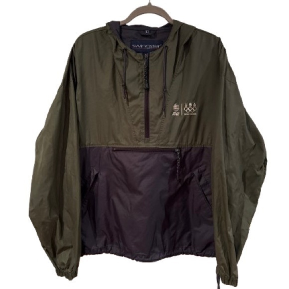 Vintage 1992 USA Olympics Windbreaker Jacket by Swingster – AT&T Sponsor-large